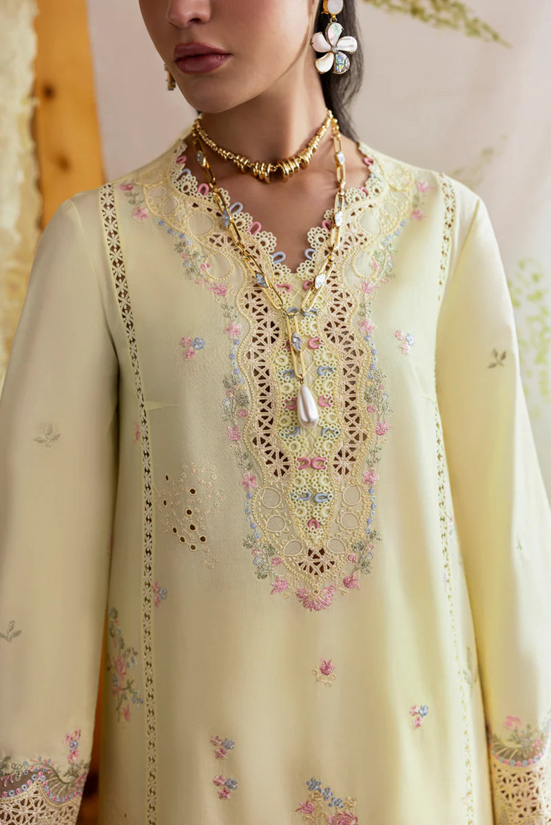 Qalamkar 3Pc Embroidered Lawn Suit DC-04 Keva gulbuy.com