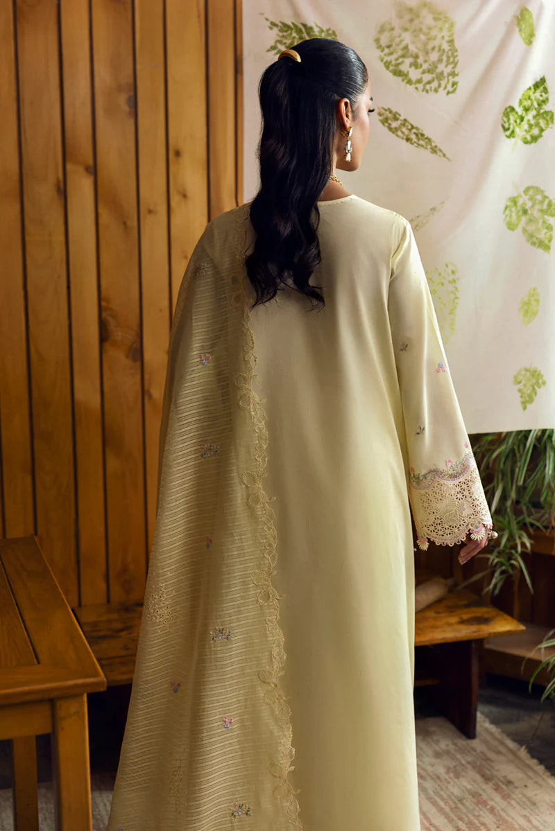 Qalamkar 3Pc Embroidered Lawn Suit DC-04 Keva gulbuy.com