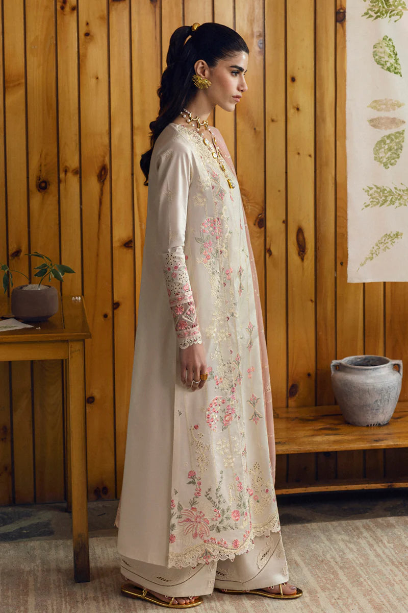 Qalamkar 3Pc Embroidered Lawn Suit DC-07 Tyrah gulbuy.com