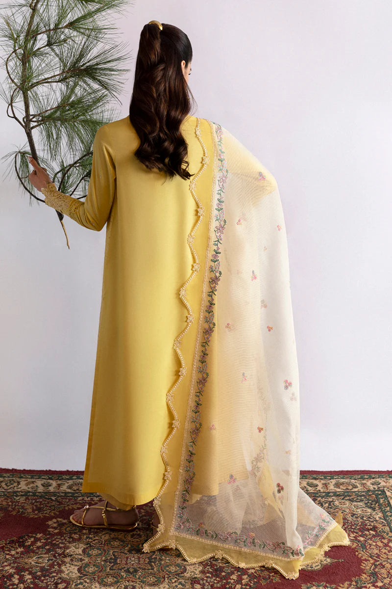 Qalamkar 3Pc Embroidered Lawn Suit DC-09 Enya gulbuy.com