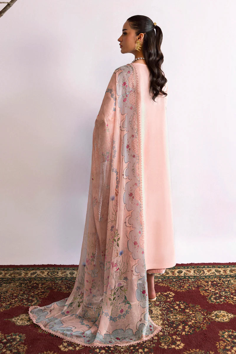 Qalamkar 3Pc Embroidered Lawn Suit DC-11 Hedi gulbuy.com