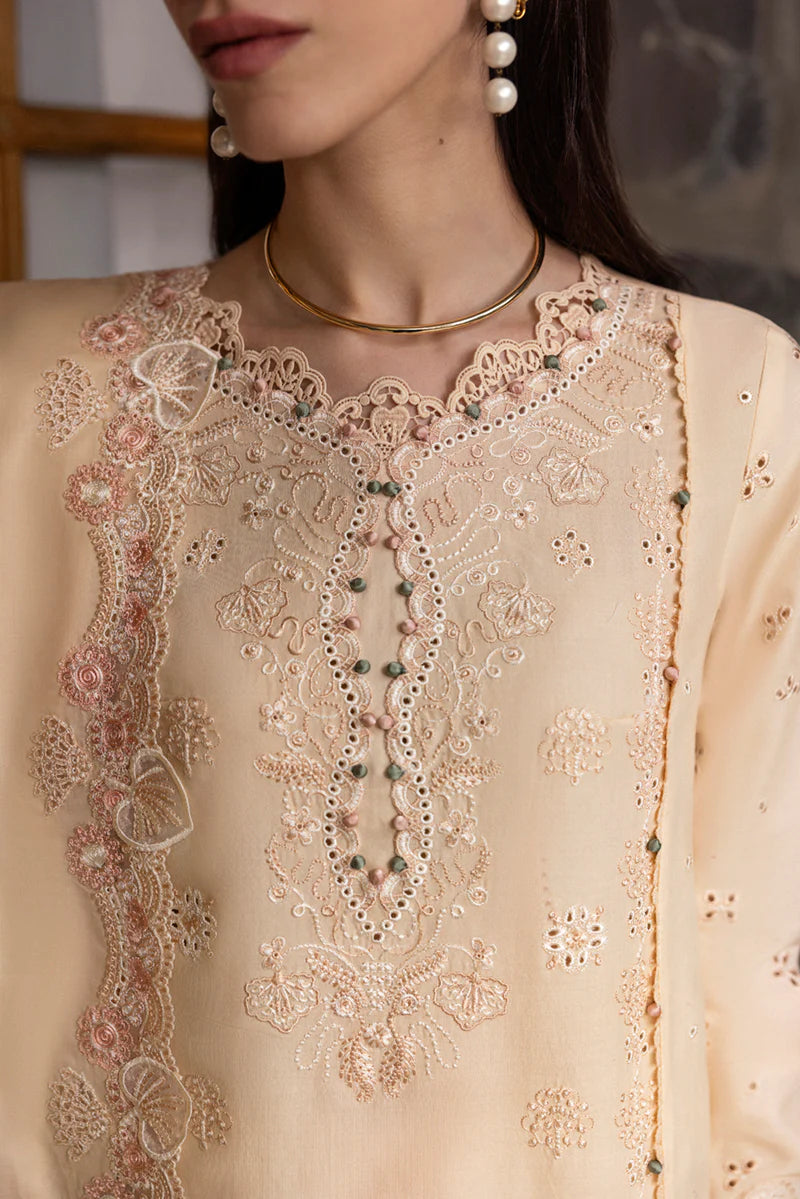 Qalamkar 3Pc Embroidered Lawn Suit DC-12 Disa gulbuy.com