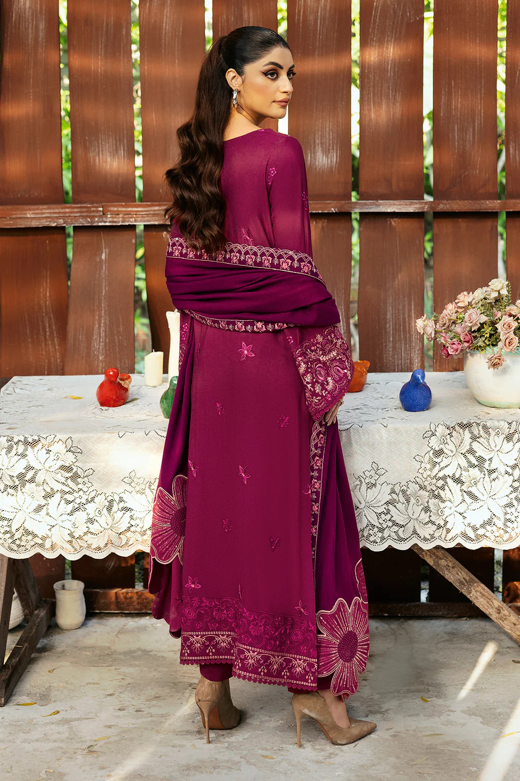 Ramsha 3Pc Embroidered karandi Suit R-1102 gulbuy.com
