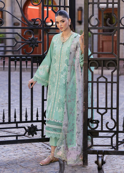 Saira Shakira 3Pc Embroidered Lawn Suit CHLOE 3-B gulbuy.com