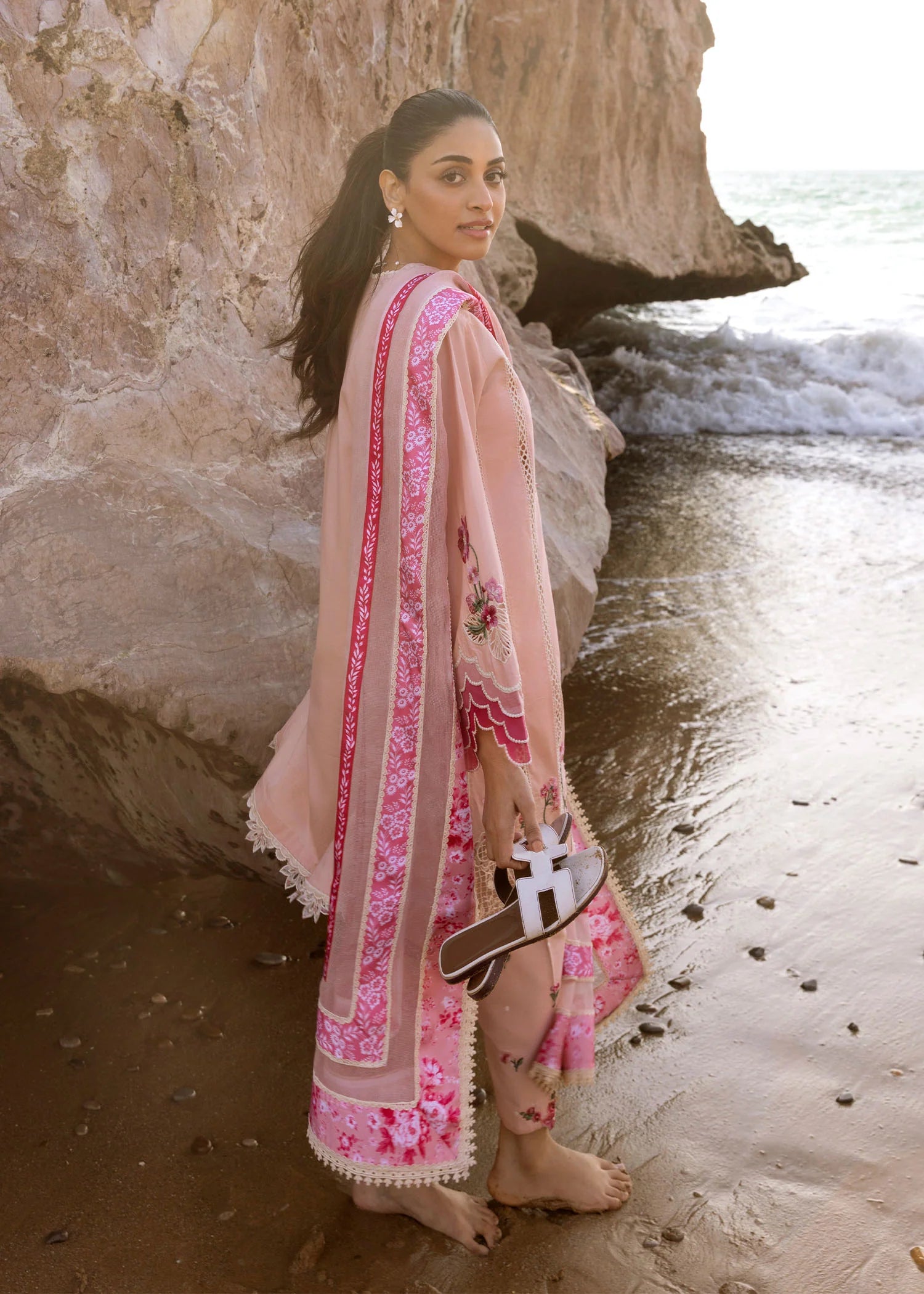 Crimson 3Pc Embroidered Lawn Suit Floral Crush-D6 B Blush gulbuy.com