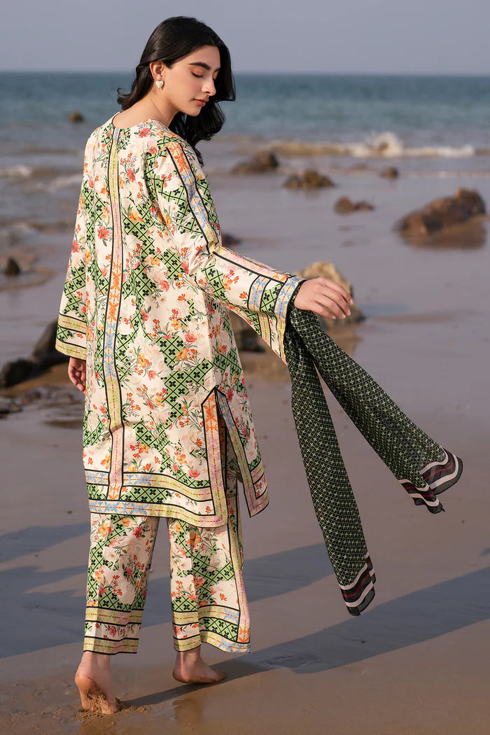 Jazmin 3Pc Digital Printed Lawn Suit USE-9170 gulbuy.com