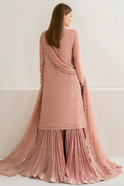 Farasha 3Pc Embroidered Chiffon Suit Emily gulbuy.com