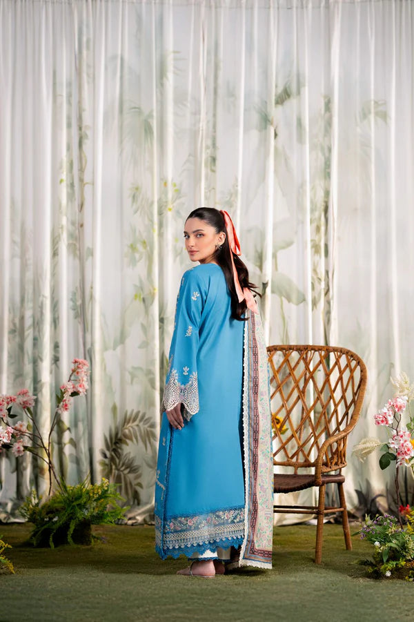 Aabyaan 3Pc Embroidered Lawn Suit ALARA (AR-03) gulbuy.com