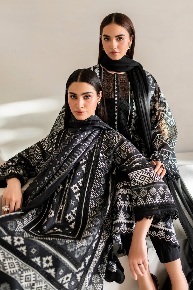 BAROQUE 3PC EMBROIDERED LAWN SUIT (BQU-UF-D671) gulbuy.com