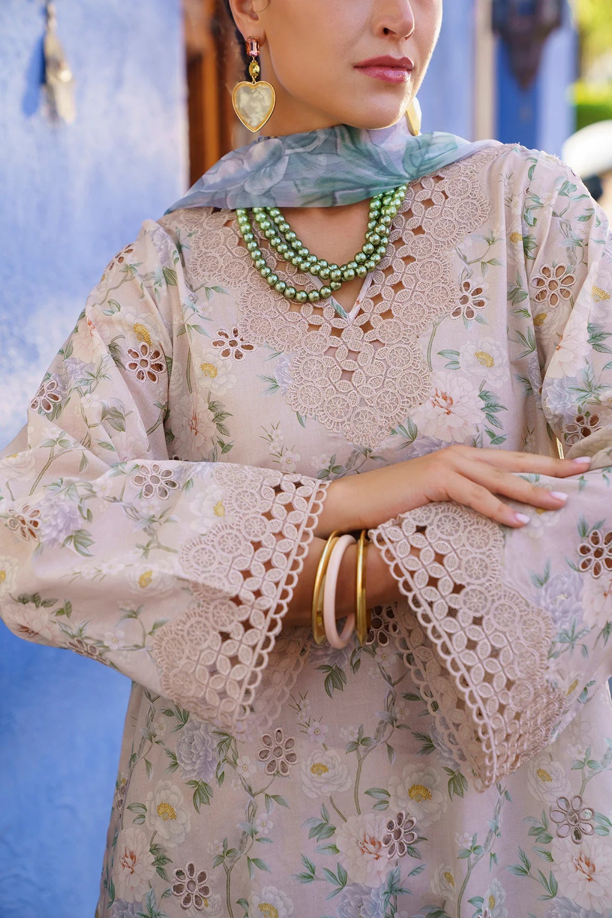 Baroque 3Pc Embroidered Lawn Suit  UF-591