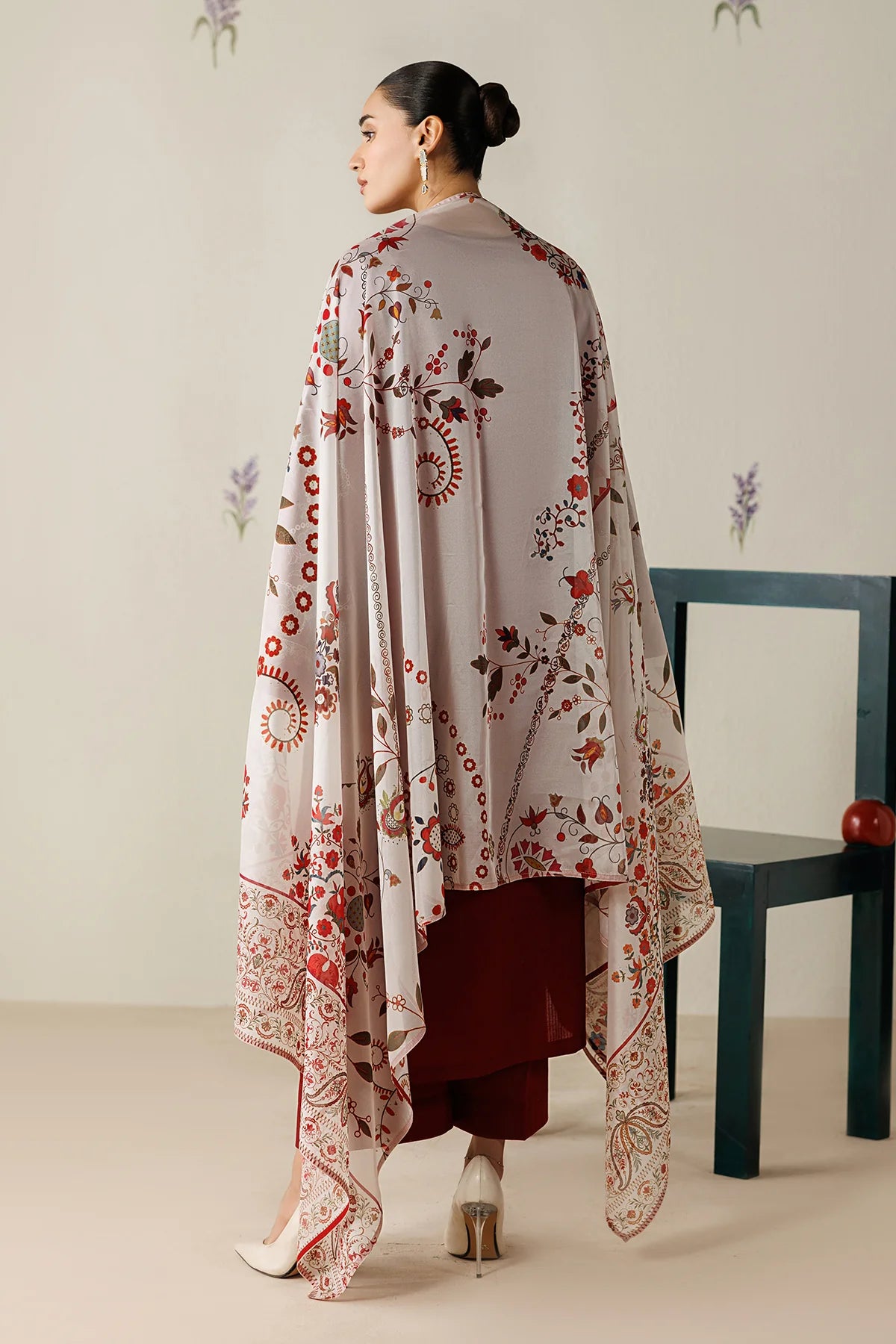 Baroque 3Pc Embroidered Jacquard Suit PR-1264 gulbuy.com