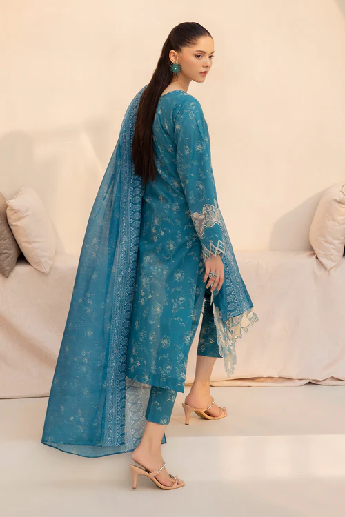 Esra 3Pc Embroidered Lawn Suit CCY9783 gulbuy.com