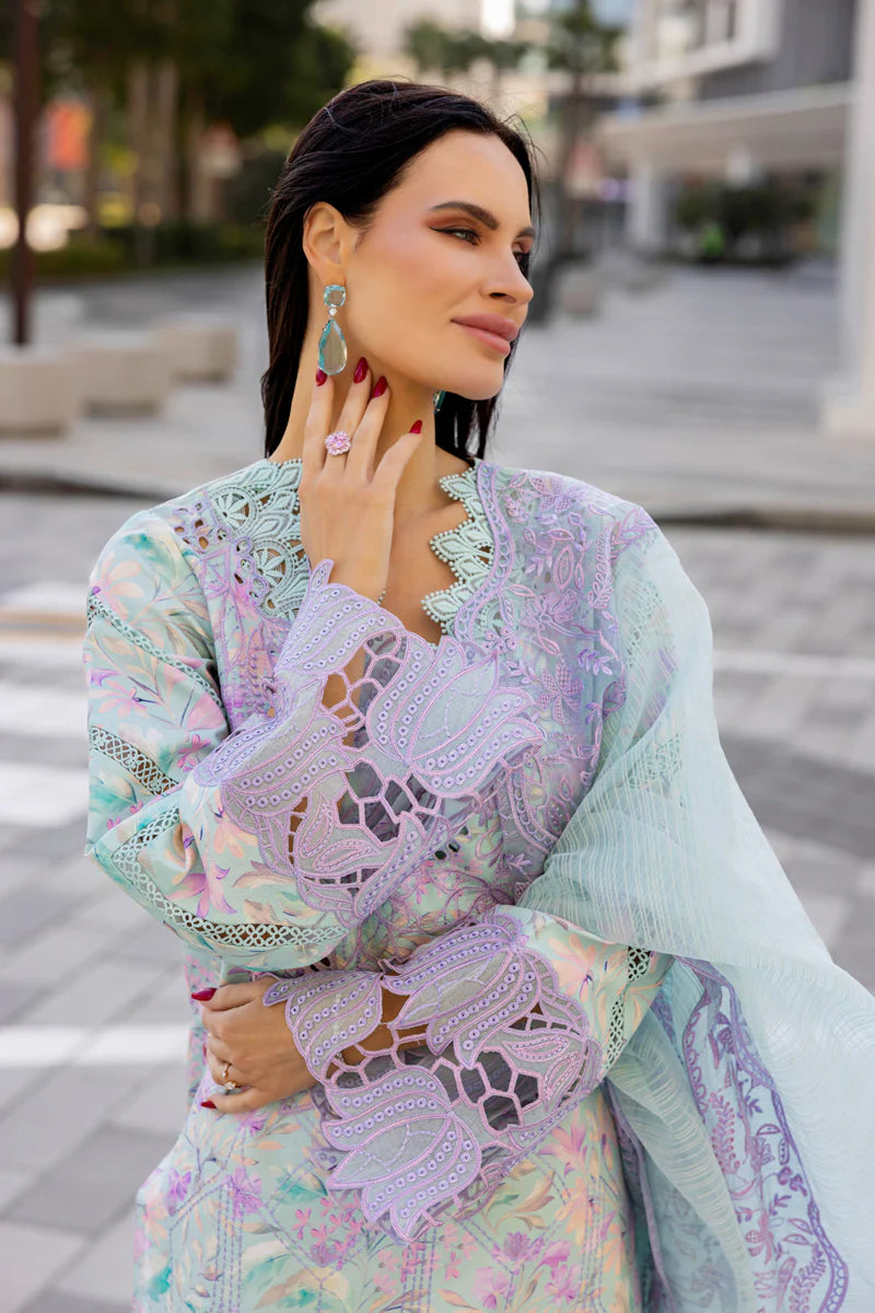 Rang Rasiya 3Pc Embroidered Lawn Suit Isabella gulbuy.com