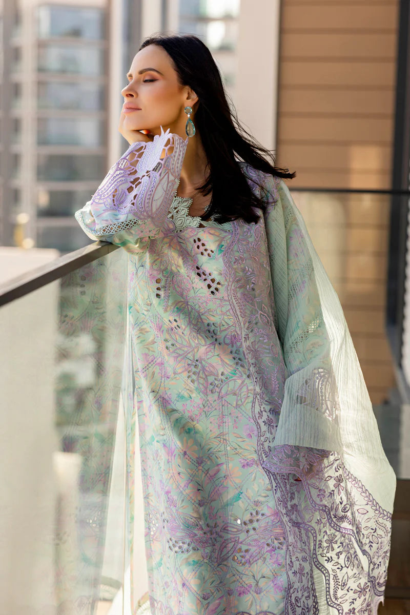 Rang Rasiya 3Pc Embroidered Lawn Suit Isabella gulbuy.com