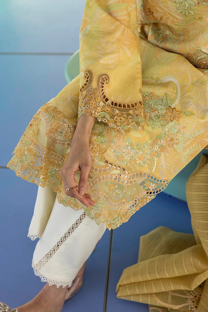 Rang Rasiya 3Pc Embroidered Lawn Suit Liana gulbuy.com