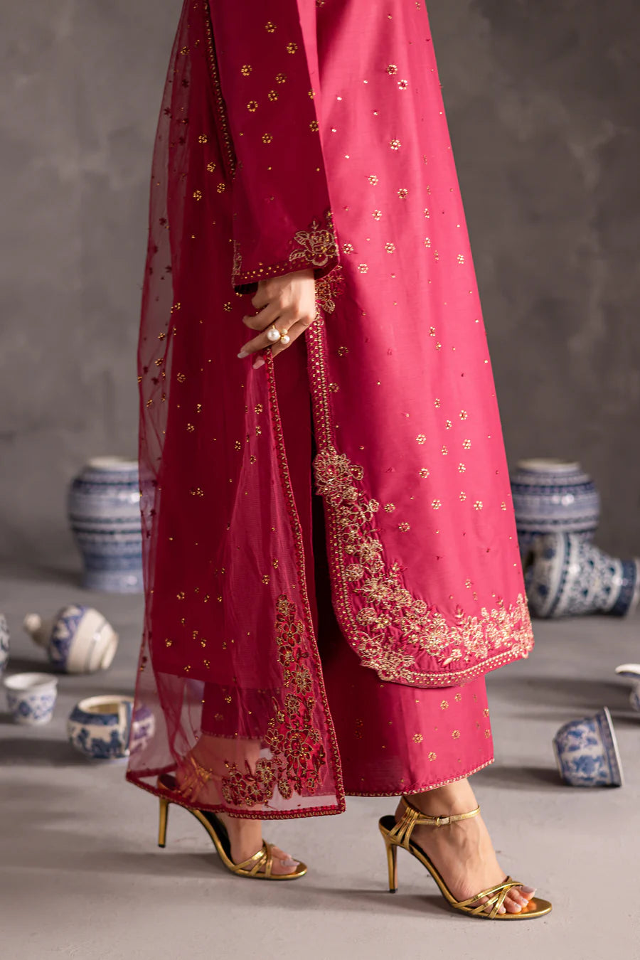 Batik 3Pc Embroidered Cotton Suit Nimbus gulbuy.com