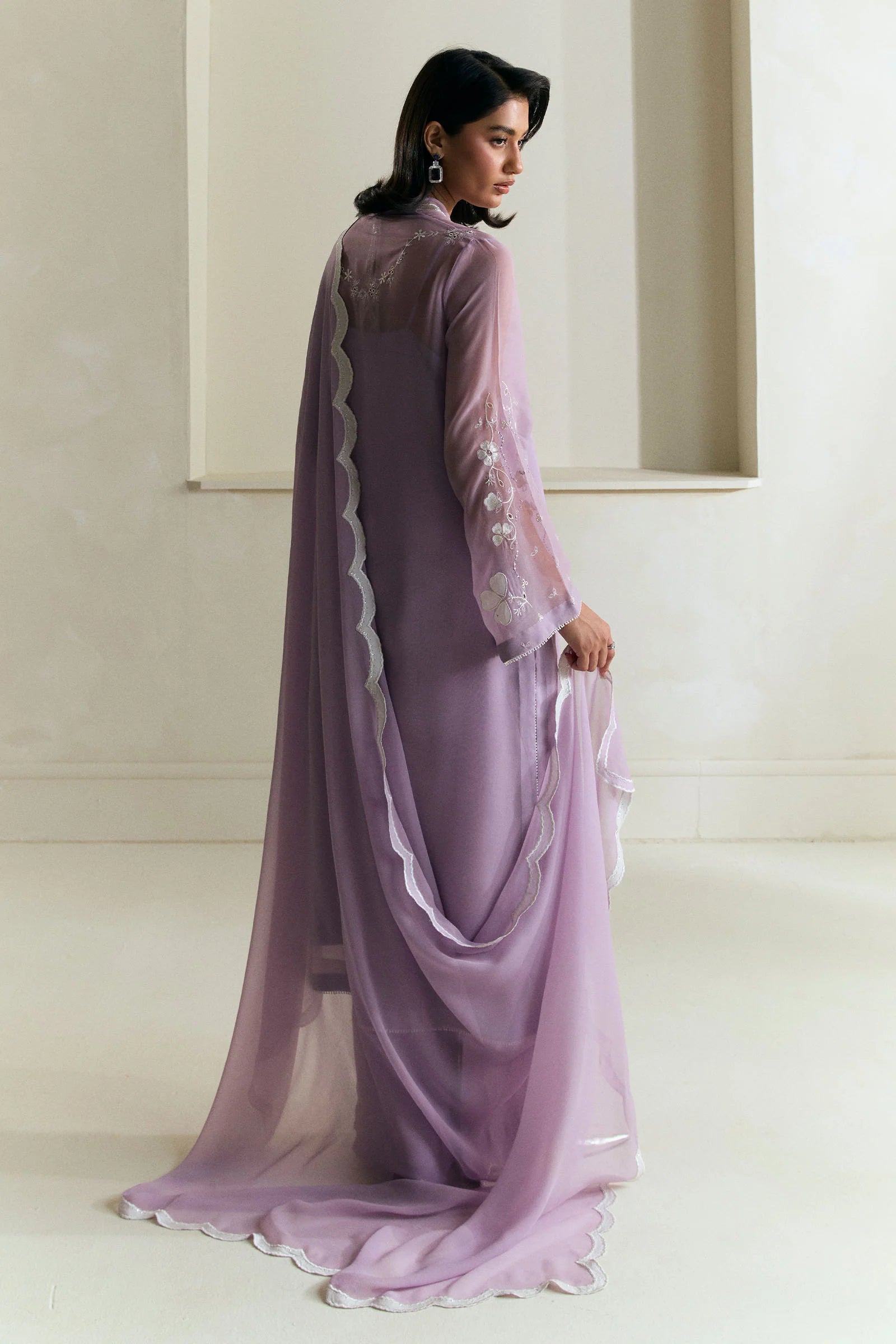 Zara Shahjahan 3Pc Embroidered Raw Silk Suit ZR25F0544 gulbuy.com