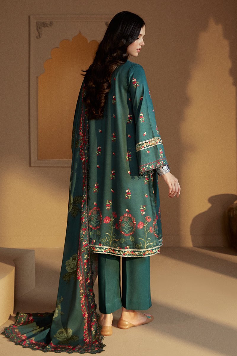 CROSS STITCH 3PC PRINTED MARINA SUIT-LUSH AURA gulbuy.com