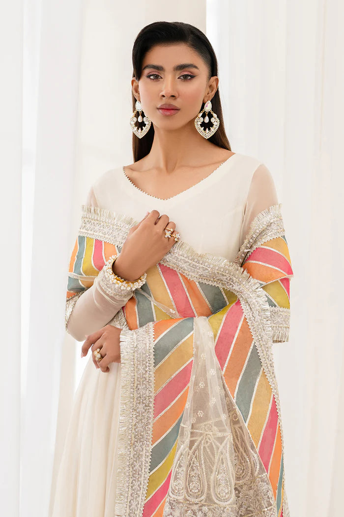 Baroque 3Pc Embroidered Net Suit PR-1098 gulbuy.com