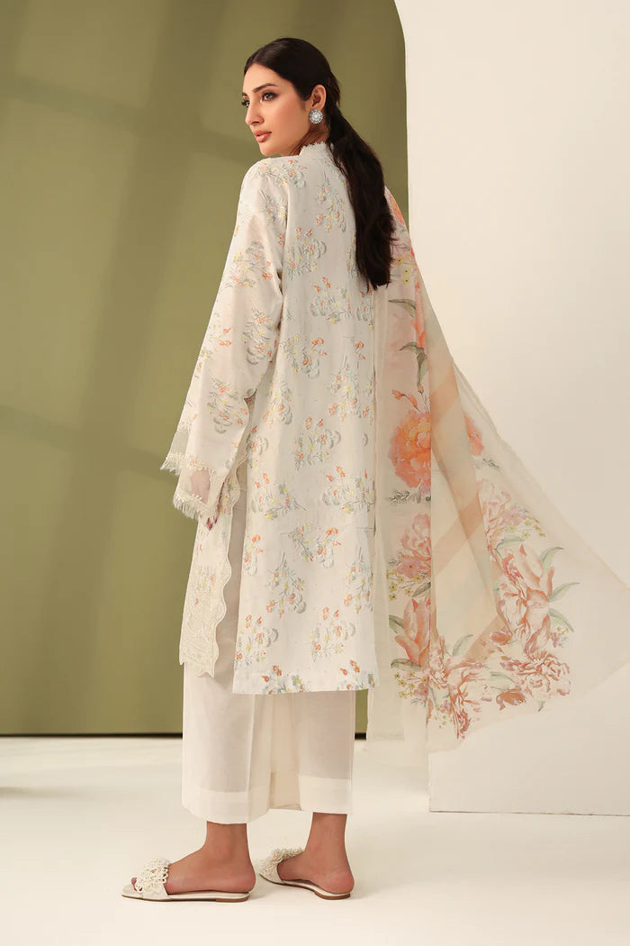 Baroque 3Pc Embroidered Lawn Suit UF-4181 gulbuy.com