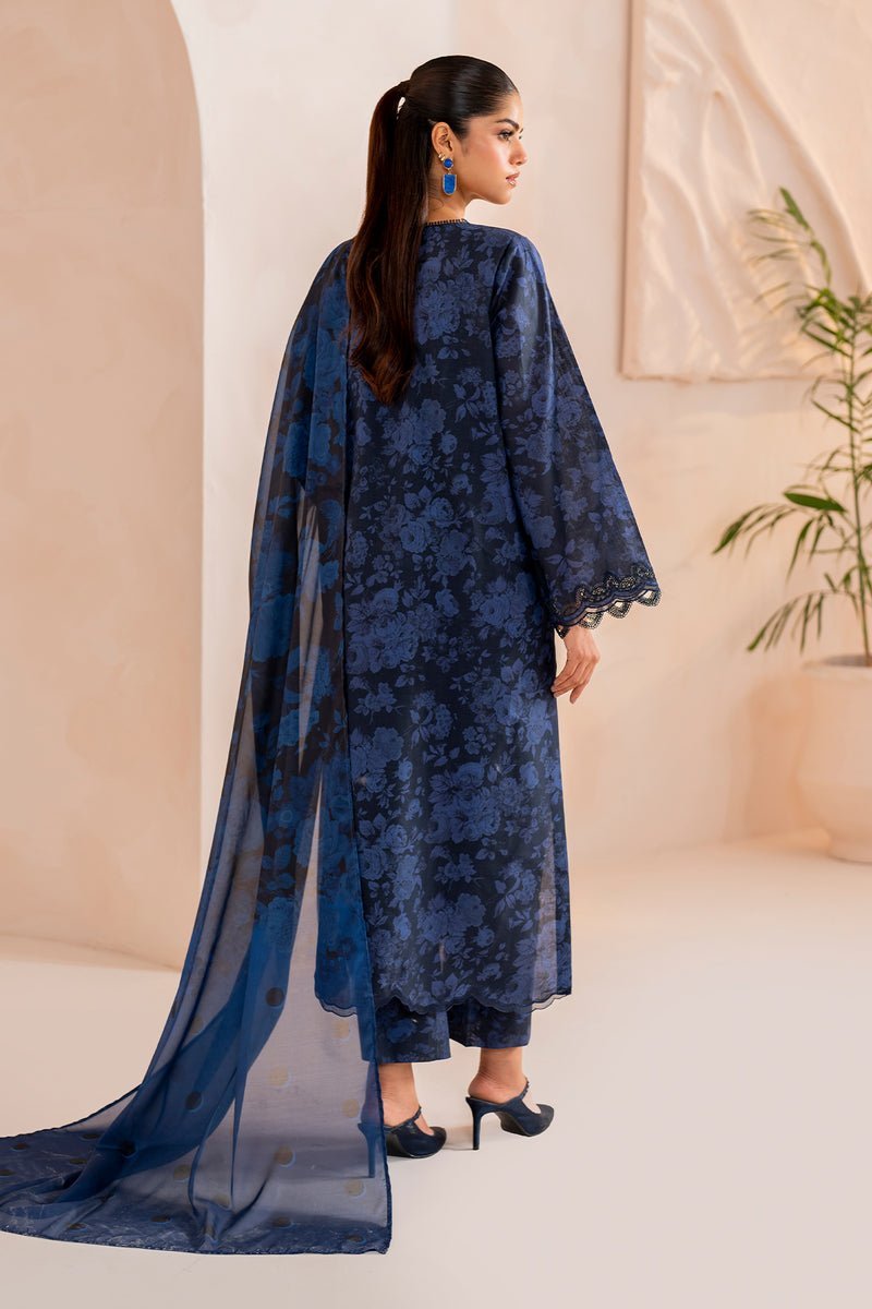 BAROQUE 3PC EMBROIDERED PRINTED LAWN SUIT (BQU-UF-D714) gulbuy.com