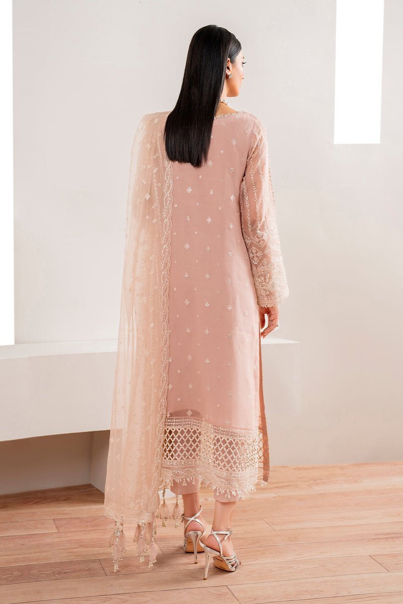 BAROQUE 3PC EMBROIDERED CHIFFON SUIT (BQU-UF-D681) gulbuy.com