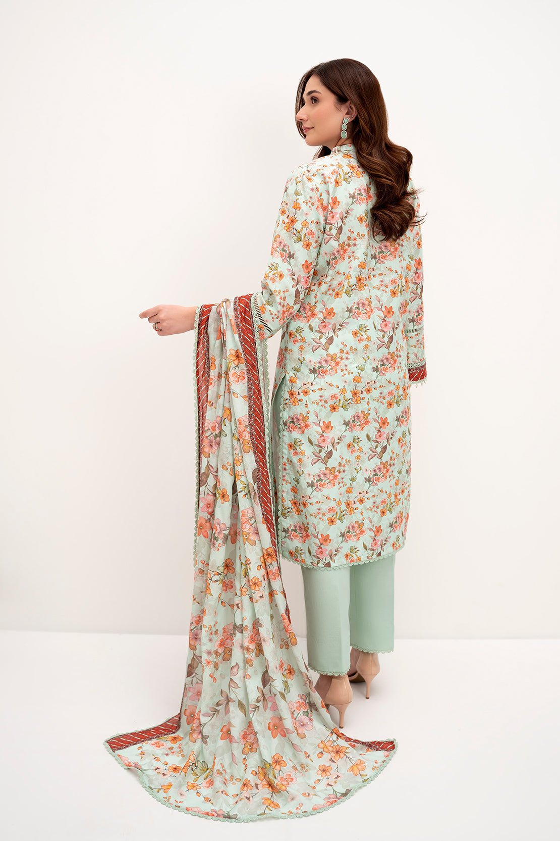 SO KAMAL 3PC PRINTED LAWN SUIT (DPL-4253) gulbuy.com