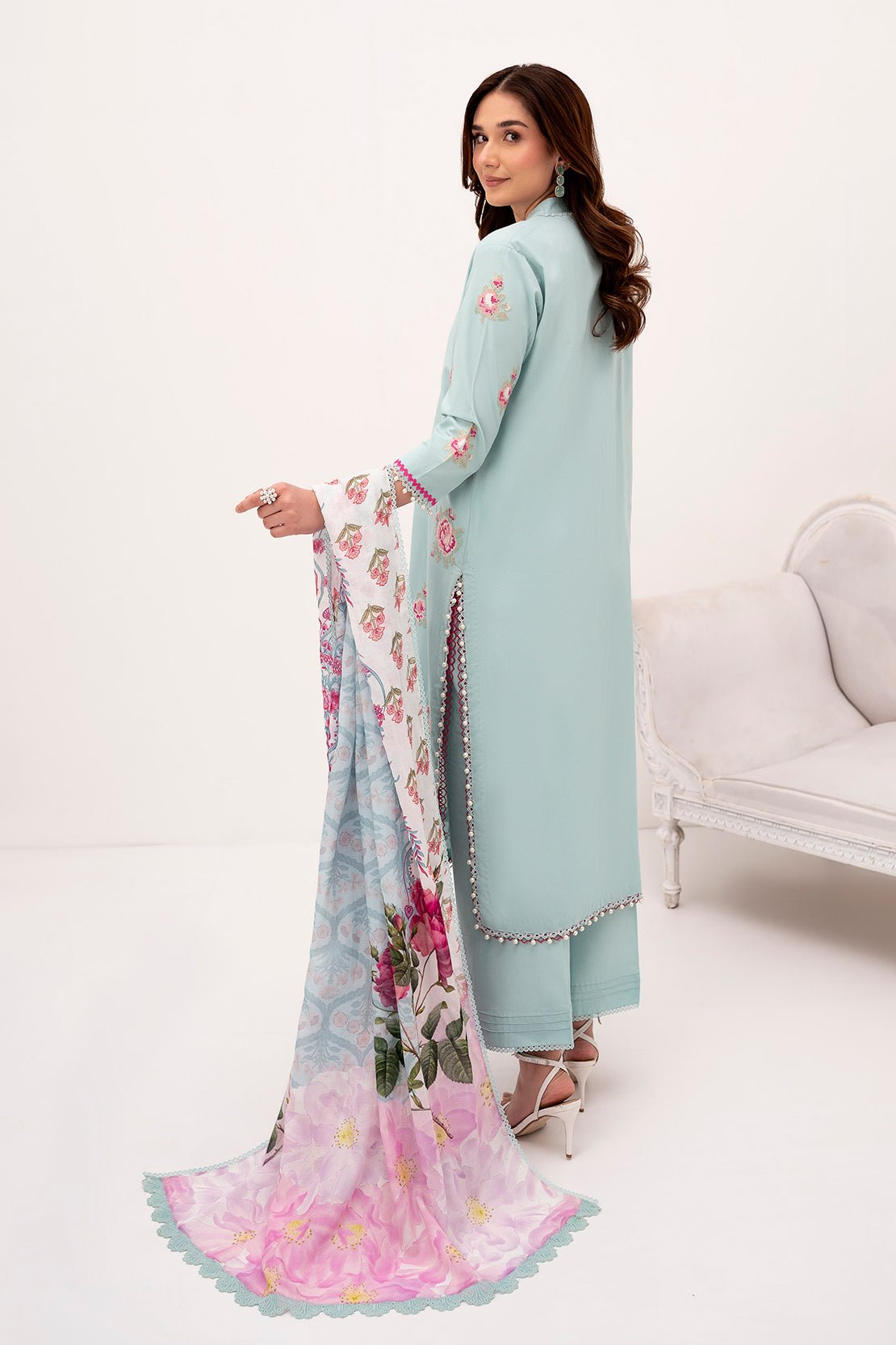 SO KAMAL 3PC PRINTED LAWN SUIT (DPL-4263) gulbuy.com