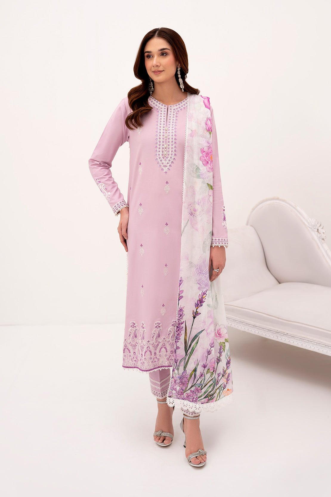 SO KAMAL 3PC PRINTED LAWN SUIT (DPL-4264)