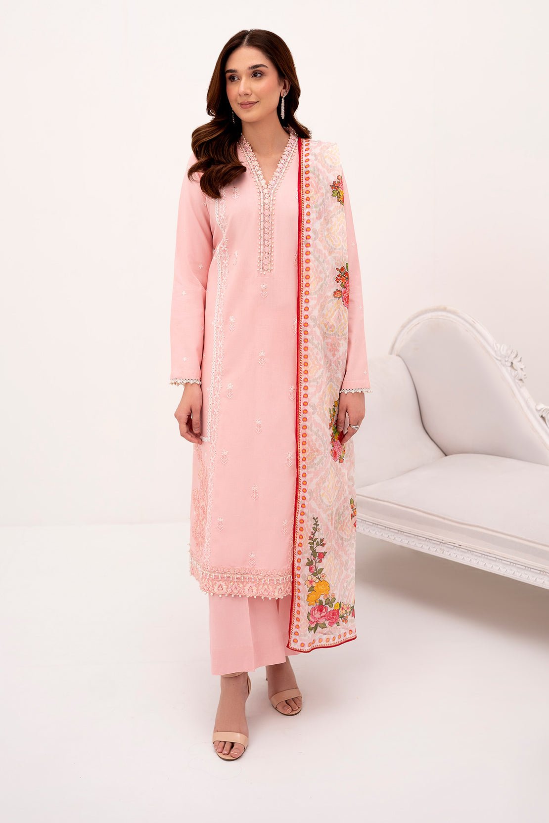 SO KAMAL 3PC PRINTED LAWN SUIT (DPL-4265)