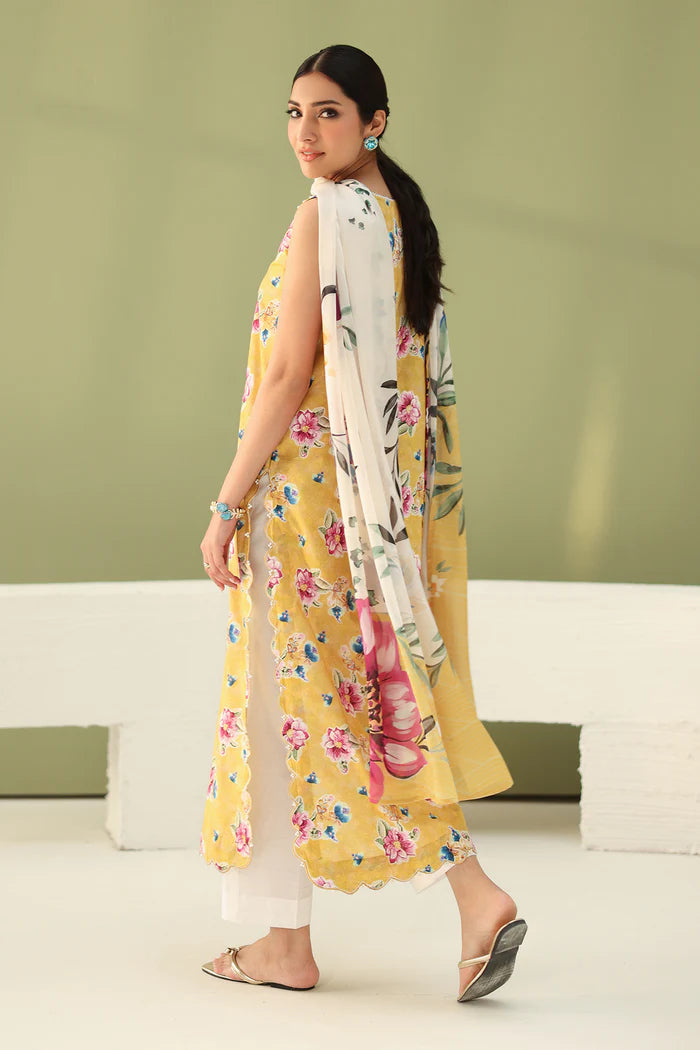Baroque 3Pc Digital Printed Lawn Suit UF-4182 gulbuy.com