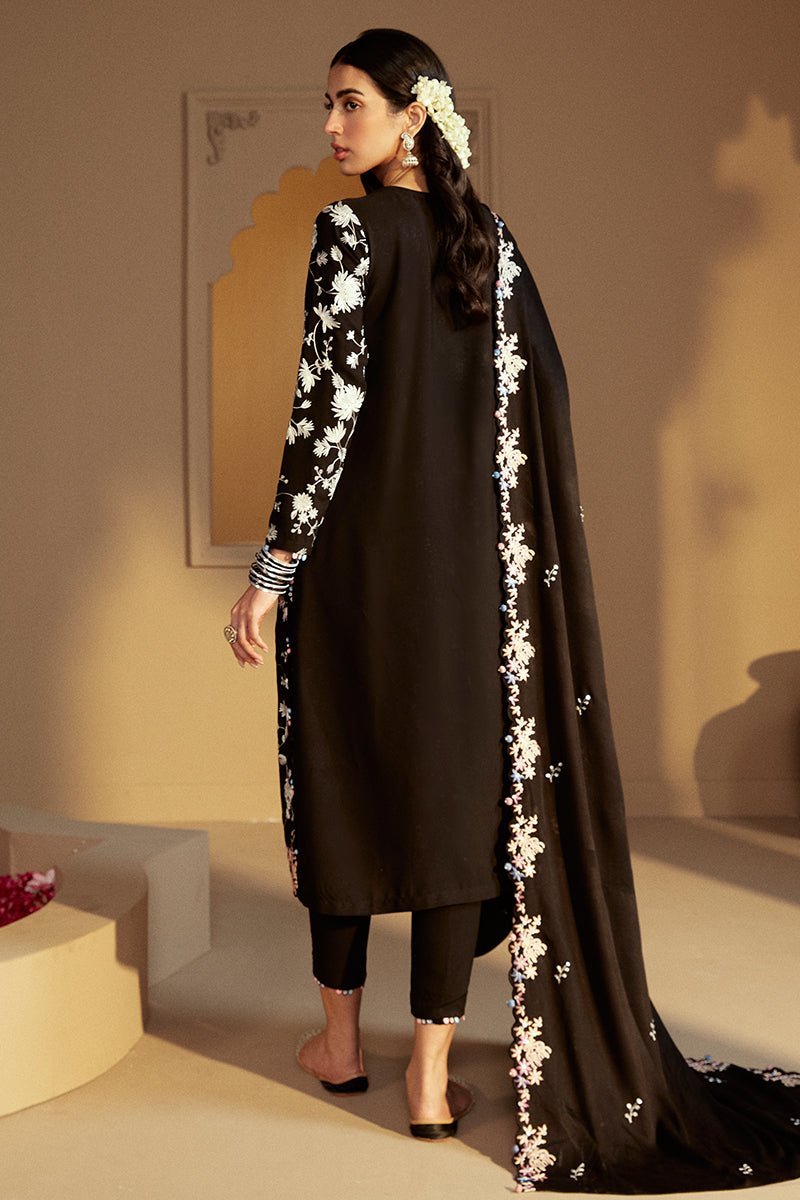 CROSS STITCH 3PC EMBROIDERED LINEN SUIT-ASHLEY SMOKE gulbuy.com