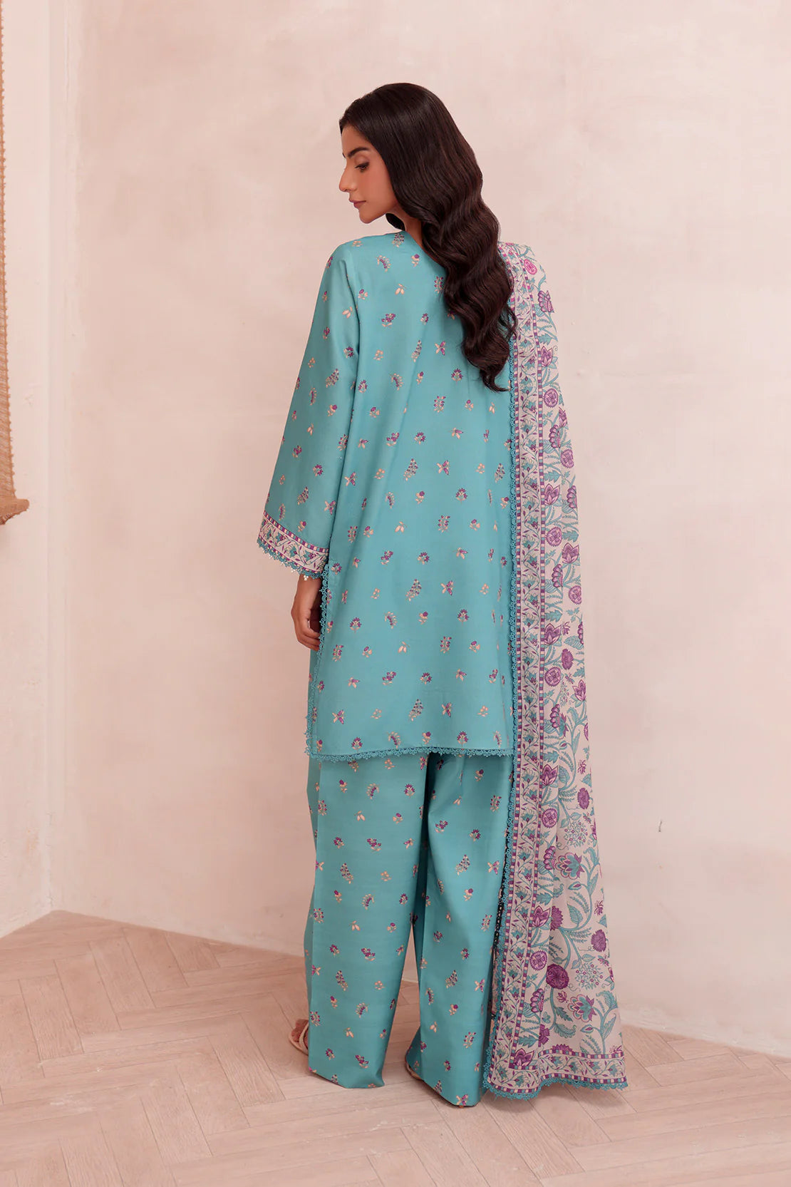 So kamal 3Pc Digital Printed Lawn Suit DPL 4801 gulbuy.com