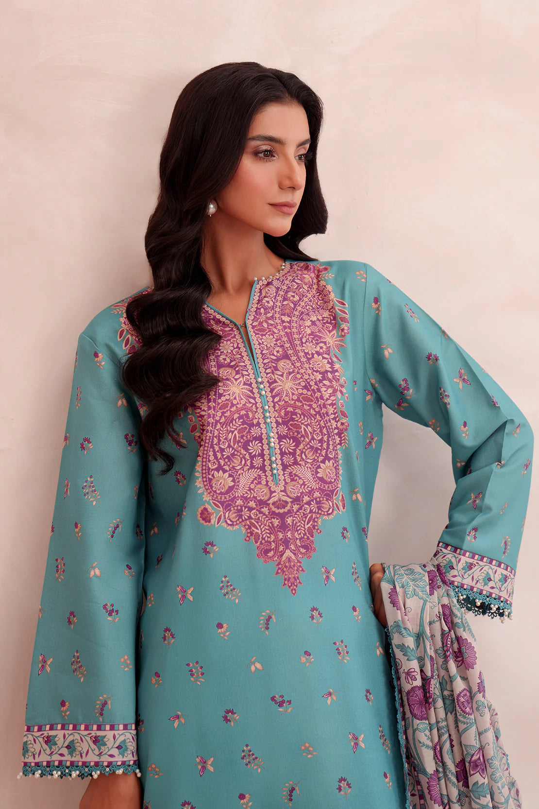 So kamal 3Pc Digital Printed Lawn Suit DPL 4801 gulbuy.com