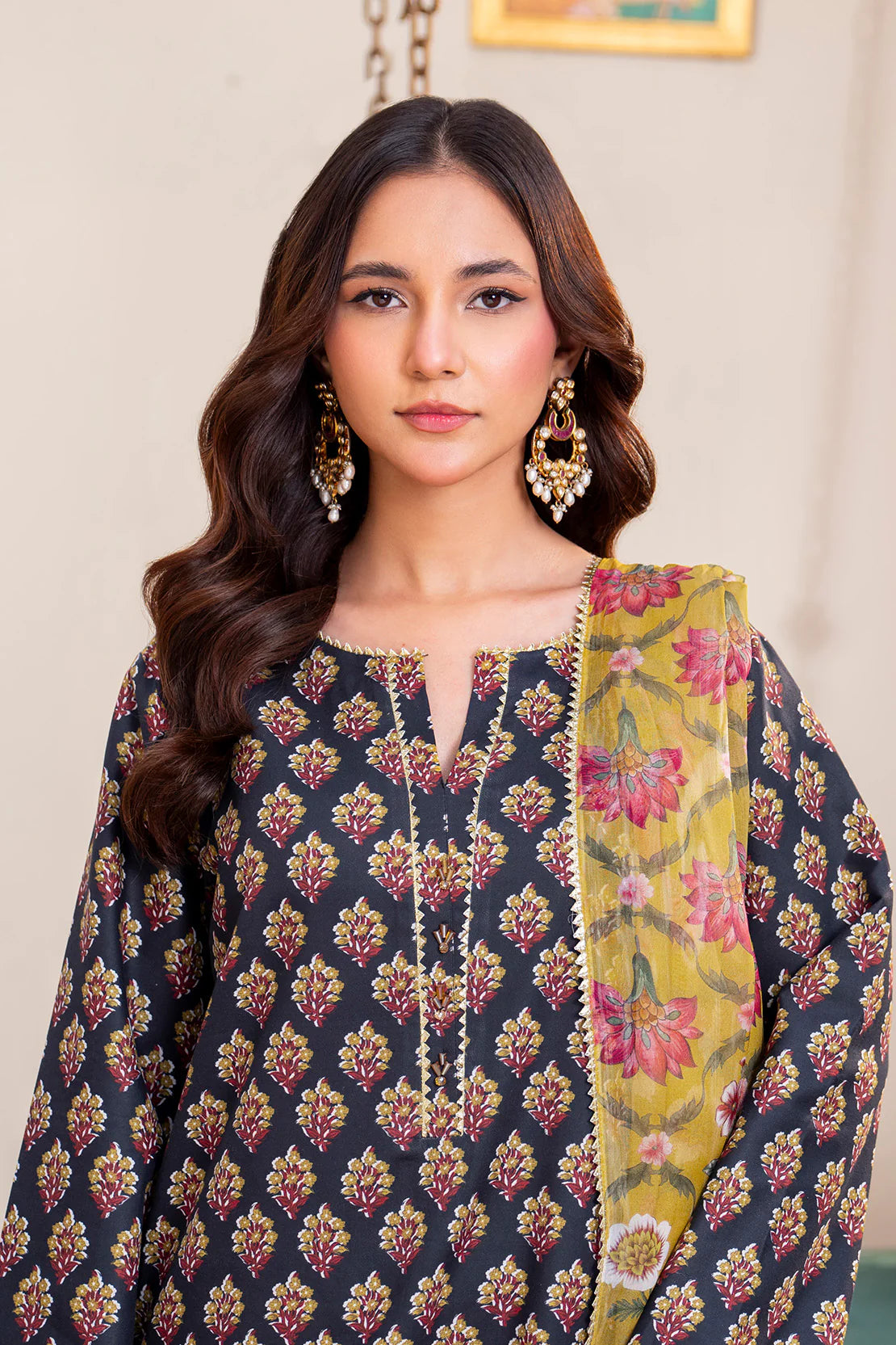 So Kamal 2Pc Printed Lawn Suit DPL 4868-A gulbuy.com