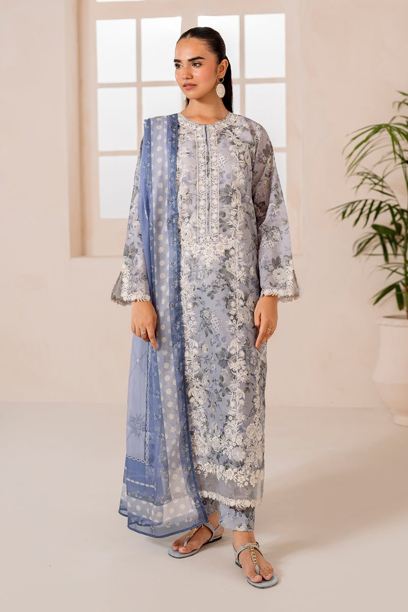 BAROQUE 3PC EMBROIDERED PRINTED LAWN SUIT (BQU-UF-D715)