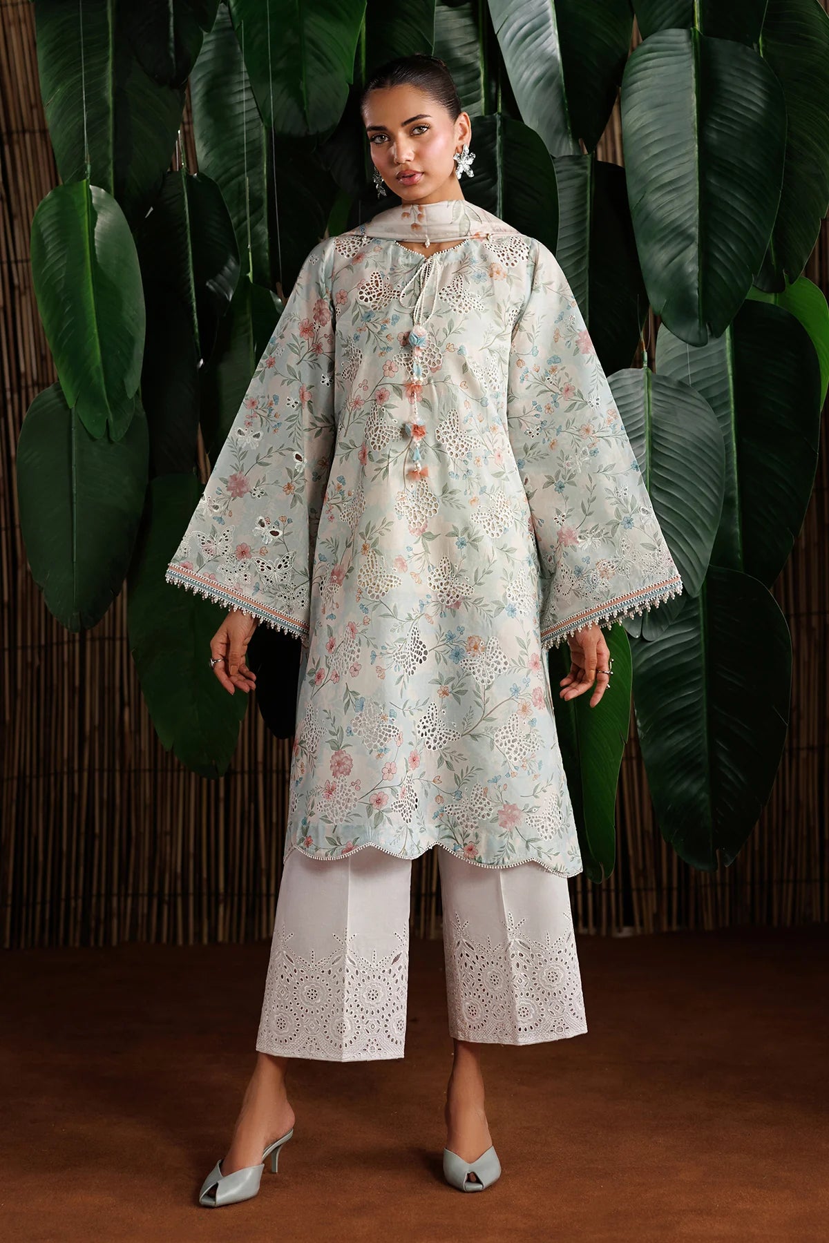 Baroque 3Pc Embroidered Lawn Suit UF-4530