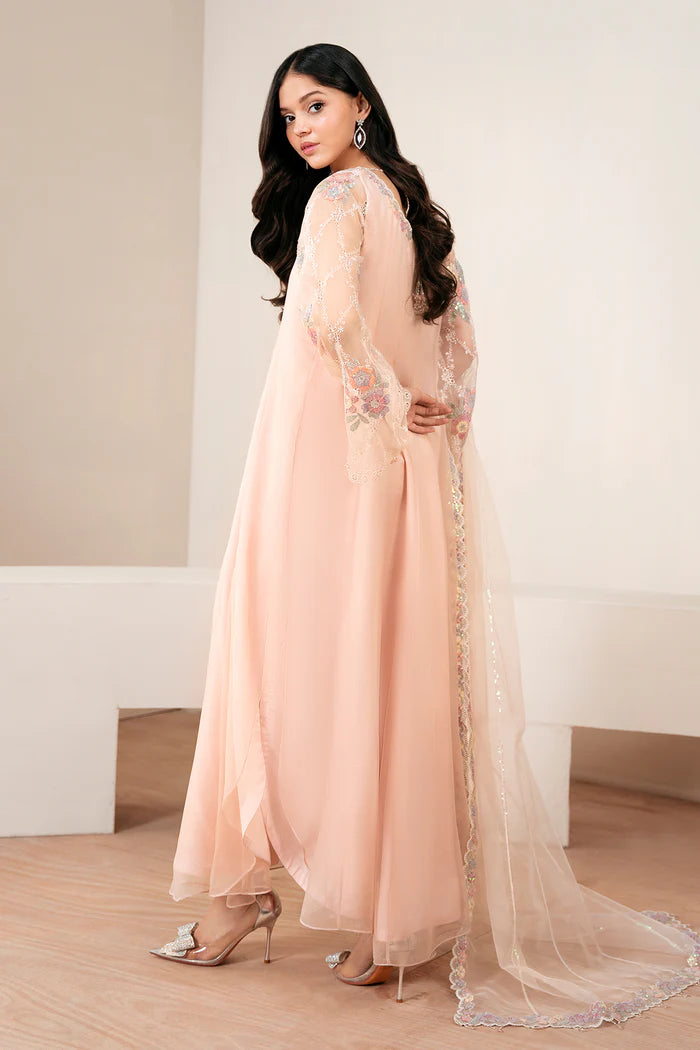 Baroque 3Pc Embroidered Chiffon Suit PR-1054 gulbuy.com