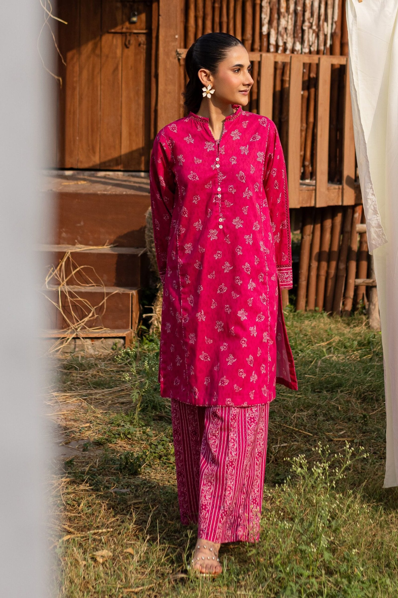 Batik 2Pc Printed Khaddar Dress Seraphic gulbuy.com
