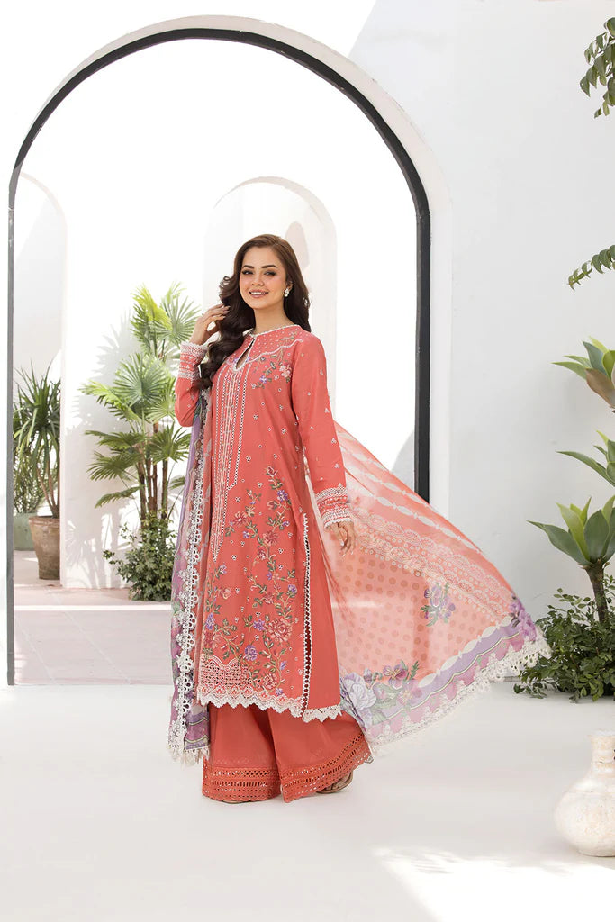 Sobia Nazir 3Pc Embroidered Lawn Suit Design 4A gulbuy.com