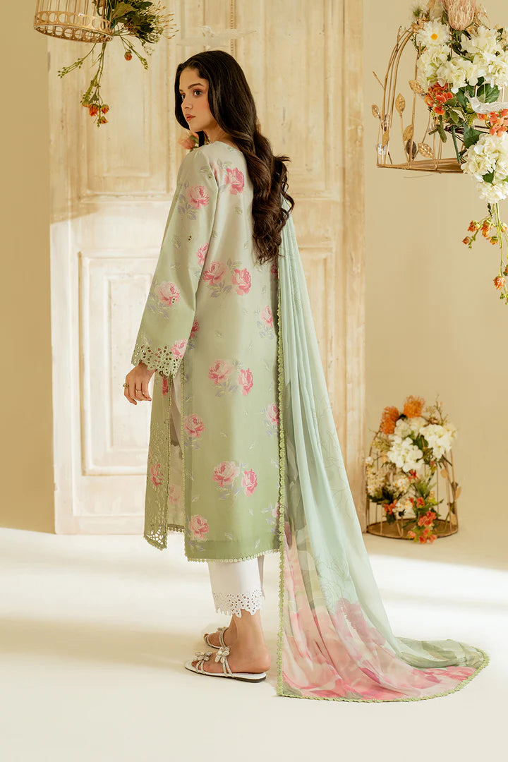 Iznik 3Pc Printed Lawn Suit UE-445 gulbuy.com
