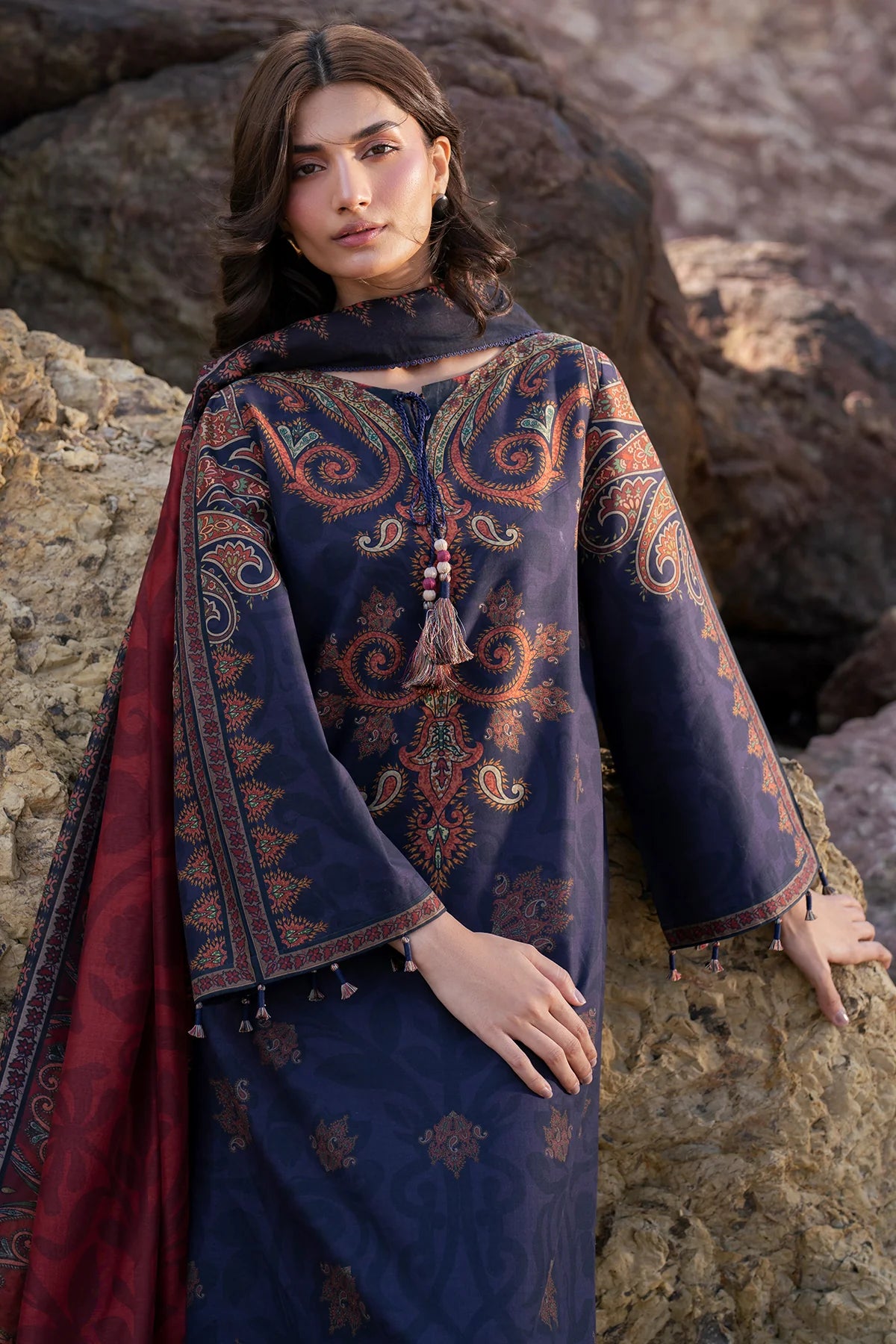Jazmin 3Pc Printed Lawn Suit USE-9171