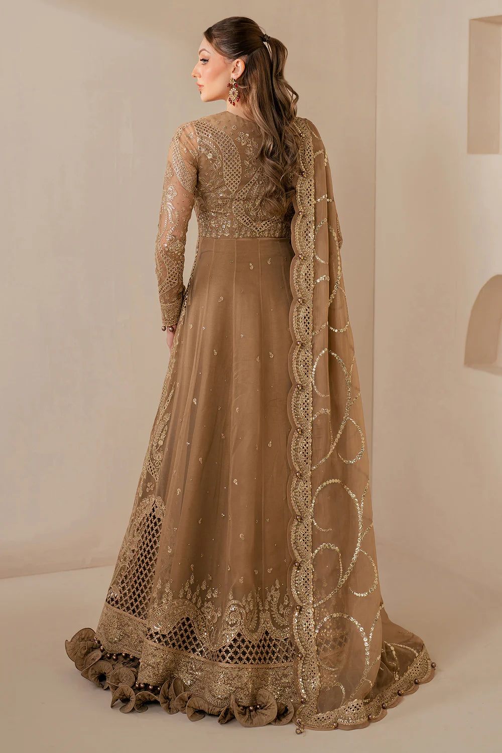 Jazmin 3Pc Embroidered Chiffon Suit WF’25-04 gulbuy.com