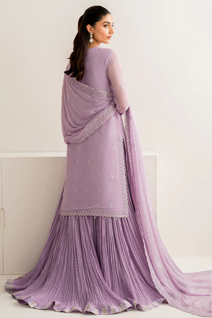 Farasha 3Pc Embroidered Chiffon Suit Sasha gulbuy.com