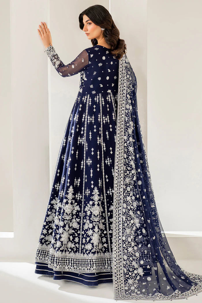 Farasha 3Pc Embroidered Chiffon Suit Kira gulbuy.com