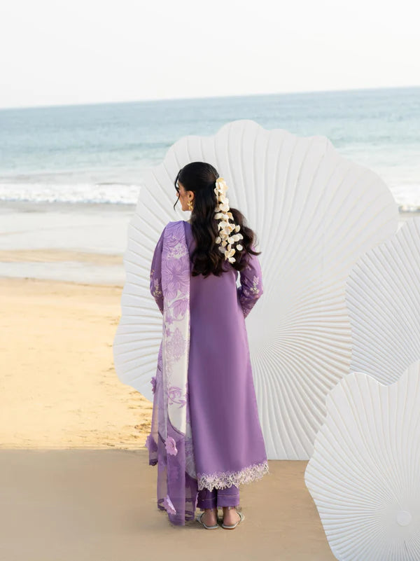 Aabyaan 3Pc Embroidered Lawn Suit ZARQA (AS-01) gulbuy.com