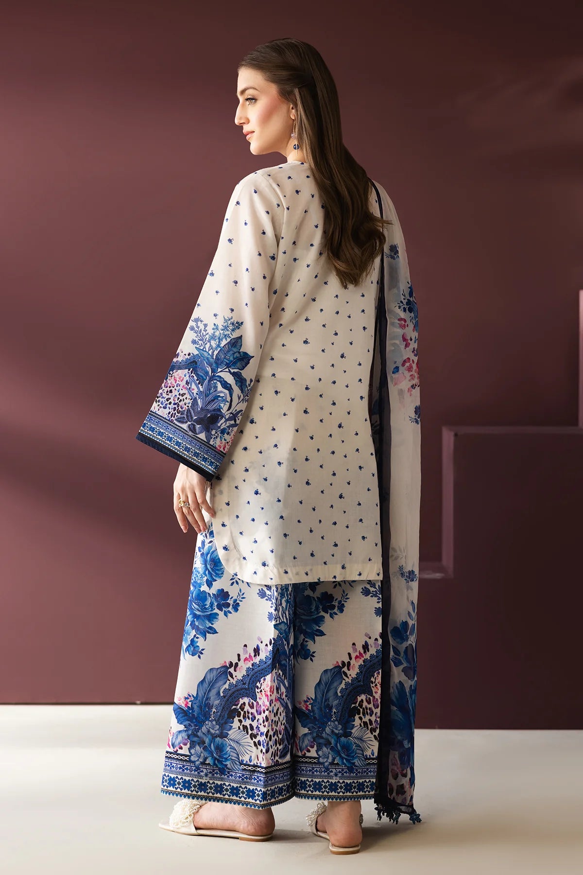 Baroque 3Pc Digital Printed Lawn Suit PR-1281