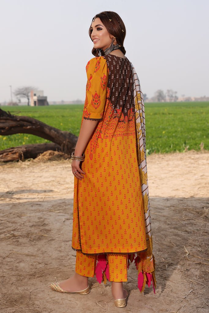 Charizma 3 Piece Printed Lawn Suit (SP4-02) gulbuy.com