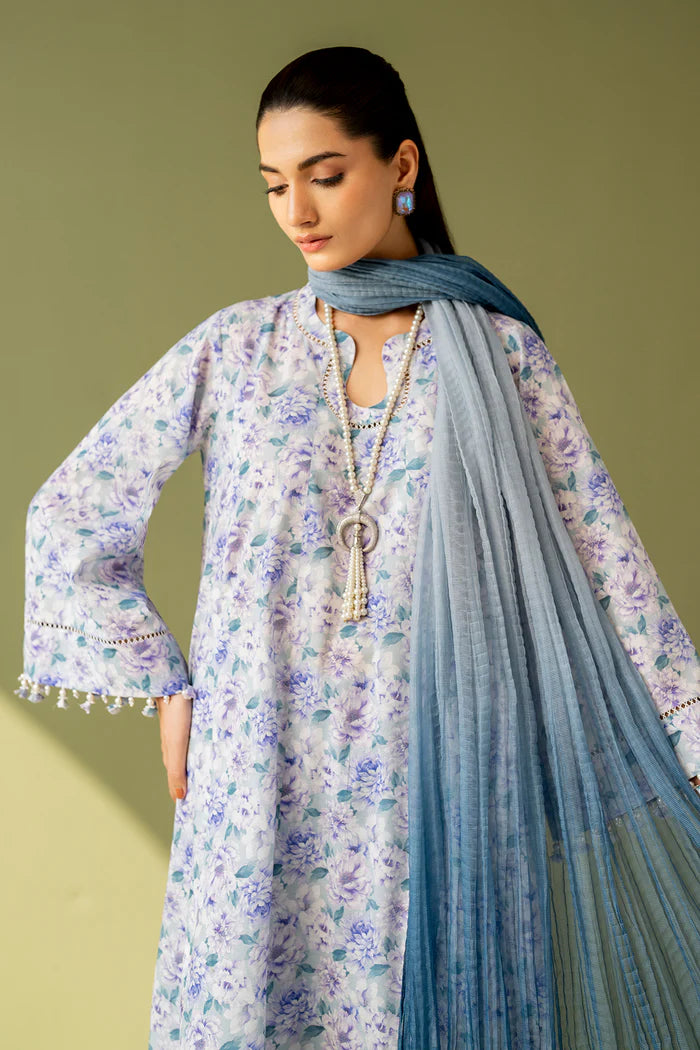 Baroque 3Pc Embroidered Lawn Suit UF-4167 gulbuy.com