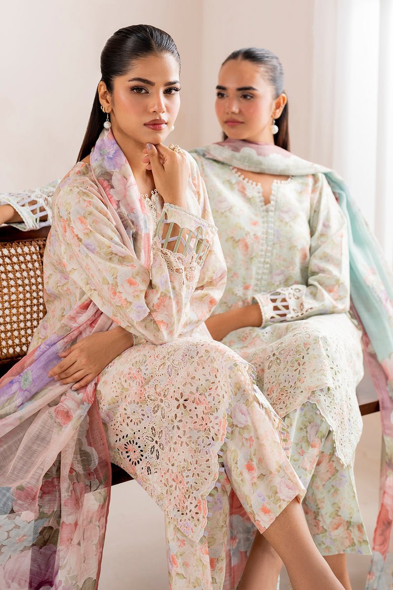 BAROQUE 3PC EMBROIDERED PRINTED LAWN SUIT (BQU-UF-D717) gulbuy.com